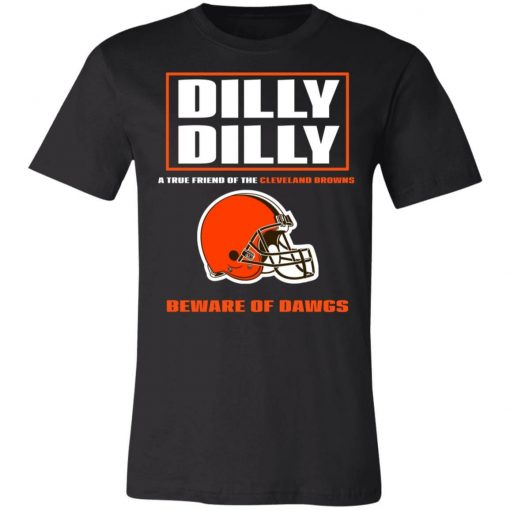 Dilly Dilly A True Friend Of The Cleveland Browns Unisex Jersey Tee
