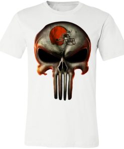 Cleveland Browns The Punisher Mashup Football Unisex Jersey Tee