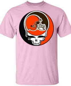 NFL Team Cleveland Browns x Grateful Dead Logo Band Men’s T-Shirt