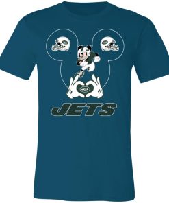 I Love The Jets Mickey Mouse New York Jets Unisex Jersey Tee