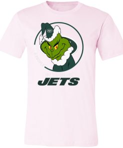 I Hate People But I Love My New York Jets Grinch NFL Unisex Jersey Tee
