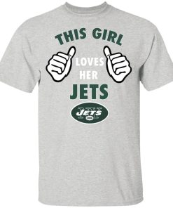 This Girl Loves Her New York Jets Youth T-Shirt