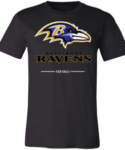 Baltimore Ravens NFL Pro Line Black Team Lockup Unisex Jersey Tee