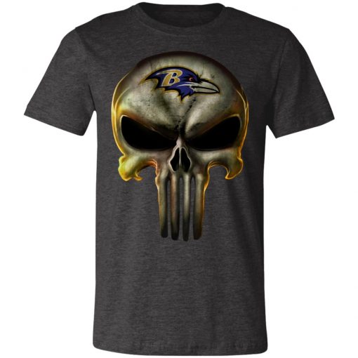 Baltimore Ravens The Punisher Mashup Football Shirts Unisex Jersey Tee