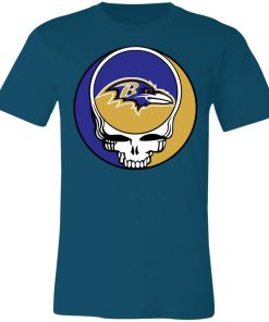 NFL Team Baltimore Ravens x Grateful Dead Unisex Jersey Tee