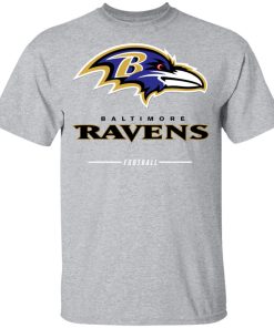 Baltimore Ravens NFL Pro Line Black Team Lockup Youth’s T-Shirt