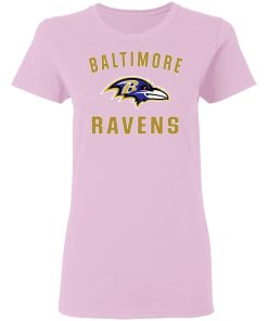 Baltimore Ravens NFL Line by Fanatics Branded Gray Victory Women’s T-Shirt