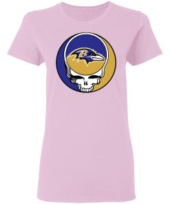 NFL Team Baltimore Ravens x Grateful Dead Women’s T-Shirt