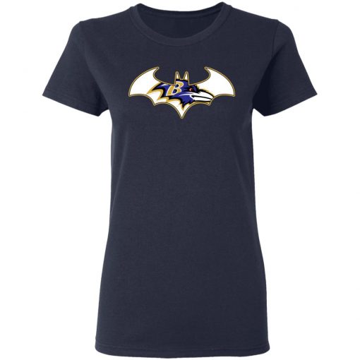 We Are The Baltimore Ravens Batman NFL Mashup Women’s T-Shirt