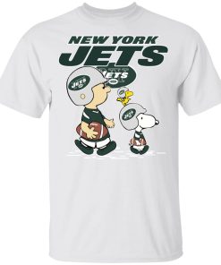 New York Jets Let’s Play Football Together Snoopy NFL Youth’s T-Shirt