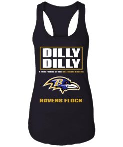 Dilly Dilly A True Friend Of The Baltimore Ravens Shirts Racerback Tank