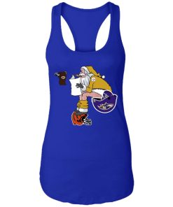 Santa Claus Pittsburgh Steelers Shit On Other Teams Christmas Racerback Tank