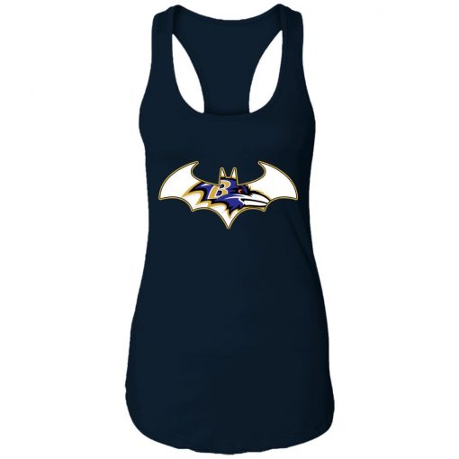 We Are The Baltimore Ravens Batman NFL Mashup Racerback Tank