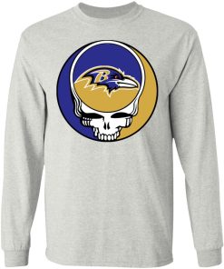 NFL Team Baltimore Ravens x Grateful Dead LS T-Shirt