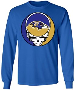 NFL Team Baltimore Ravens x Grateful Dead LS T-Shirt