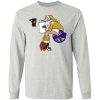 Santa Claus Pittsburgh Steelers Shit On Other Teams Christmas LS T-Shirt