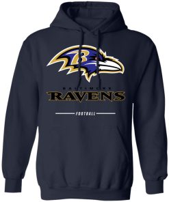 Baltimore Ravens NFL Pro Line Black Team Lockup Hoodie