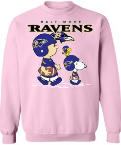 Baltimore Ravens Let’s Play Football Together Snoopy NFL Shirts Sweatshirt