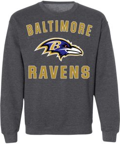 Baltimore Ravens NFL Line by Fanatics Branded Gray Victory Sweatshirt
