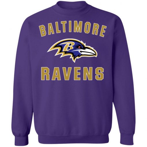 Baltimore Ravens NFL Line by Fanatics Branded Gray Victory Sweatshirt