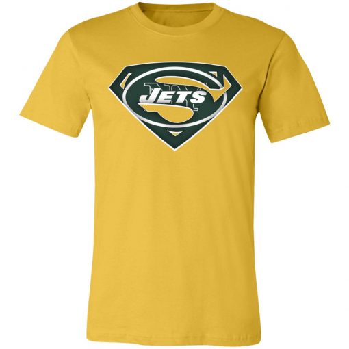 We Are Undefeatable The New York Jets x Superman NFL Unisex Jersey Tee