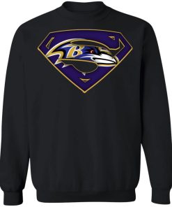 We Are Undefeatable The Baltimore Ravens x Superman NFL Sweatshirt