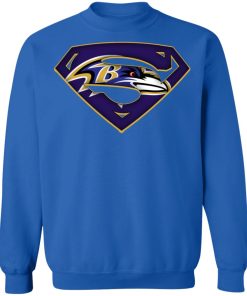 We Are Undefeatable The Baltimore Ravens x Superman NFL Sweatshirt