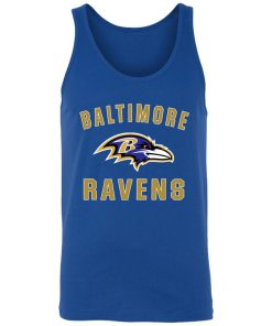 Baltimore Ravens NFL Line by Fanatics Branded Gray Victory Unisex Tank
