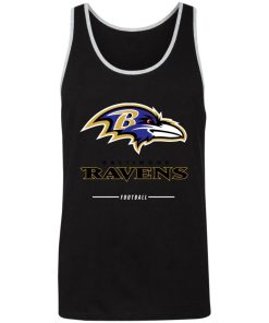 Baltimore Ravens NFL Pro Line Black Team Lockup Unisex Tank