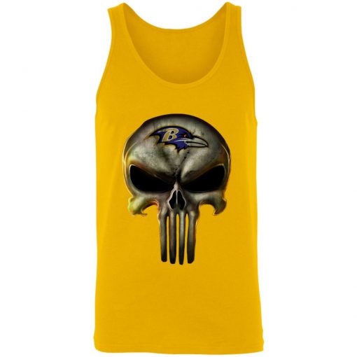 Baltimore Ravens The Punisher Mashup Football Shirts Unisex Tank