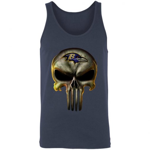 Baltimore Ravens The Punisher Mashup Football Shirts Unisex Tank