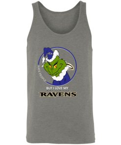 I Hate People But I Love My Baltimore Ravens Grinch NFL Shirts Unisex Tank