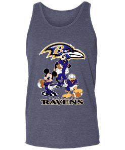 Mickey Donald Goofy The Three Baltimore Ravens Football Shirts Unisex Tank