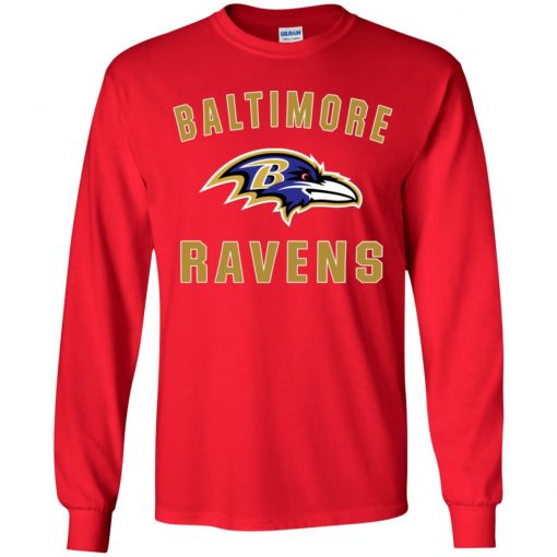 Baltimore Ravens NFL Line by Fanatics Branded Gray Victory Youth LS T-Shirt