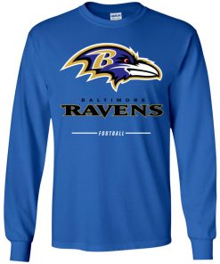 Baltimore Ravens NFL Pro Line Black Team Lockup Youth LS T-Shirt