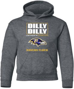 Dilly Dilly A True Friend Of The Baltimore Ravens Shirts Youth Hoodie