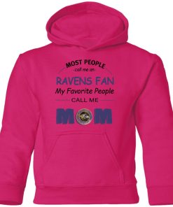 Most People Call Me Baltimore Ravens Fan Football Mom Youth Hoodie