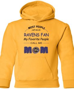 Most People Call Me Baltimore Ravens Fan Football Mom Youth Hoodie