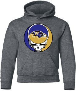 NFL Team Baltimore Ravens x Grateful Dead Youth Hoodie