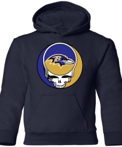NFL Team Baltimore Ravens x Grateful Dead Youth Hoodie