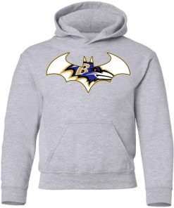 We Are The Baltimore Ravens Batman NFL Mashup Youth Hoodie