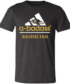 A-Badass Baltimore Ravens Mashup Adidas NFL Unisex Jersey Tee