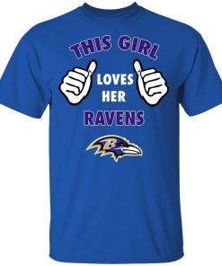This Girl Loves HER Baltimore Ravens Youth T-Shirt