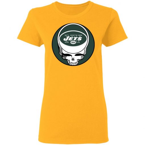 NFL Team New York Jets x Grateful Dead Logo Band Women’s T-Shirt