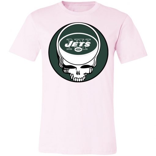 NFL Team New York Jets x Grateful Dead Logo Band Unisex Jersey Tee