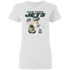 New York Jets Let’s Play Football Together Snoopy NFL Women’s T-Shirt