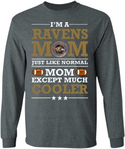 I’m A Ravens Mom Just Like Normal Mom Except Cooler NFL LS T-Shirt