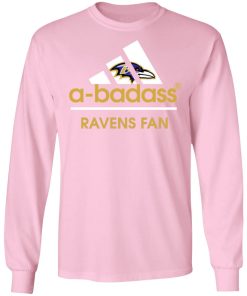 A-Badass Baltimore Ravens Mashup Adidas NFL LS T-Shirt