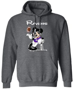Mickey Ravens Taking The Super Bowl Trophy Football Hoodie