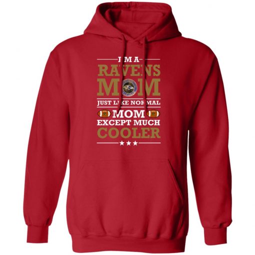 I’m A Ravens Mom Just Like Normal Mom Except Cooler NFL Hoodie
